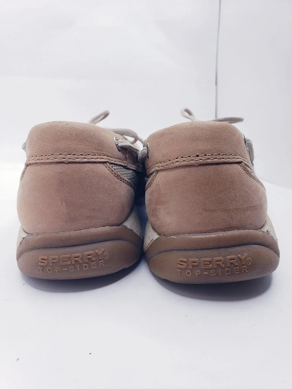 Sperry Top Sider Tan Slip On Casual Boat Shoes Loafers Women's Size 9.5